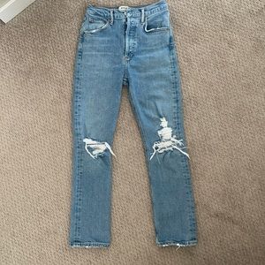 AGOLDE Riley High Rise Straight Jean